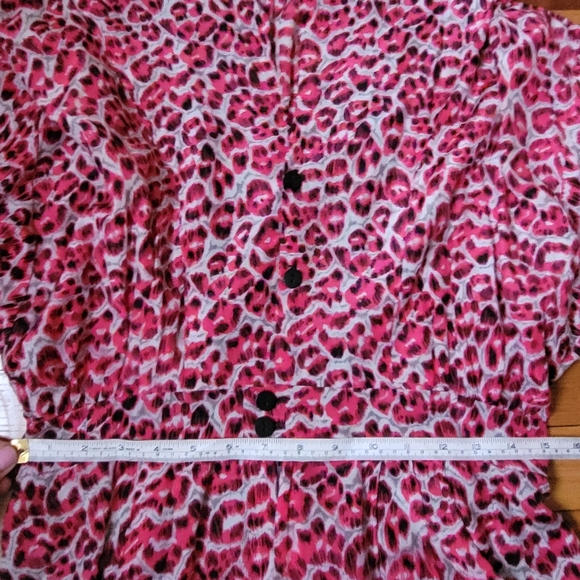 JUDI ROSEN RARE ANIMAL PRINT SILK DRESS - Picture 7 of 7